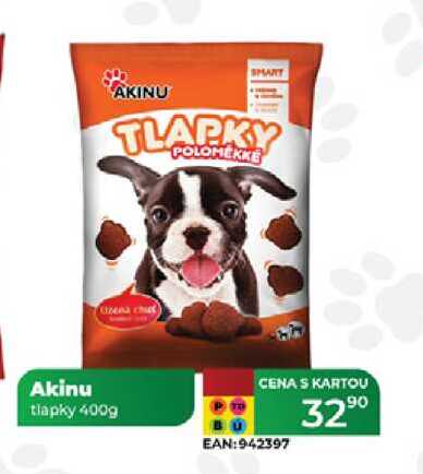 Akinu tlapky 400g 