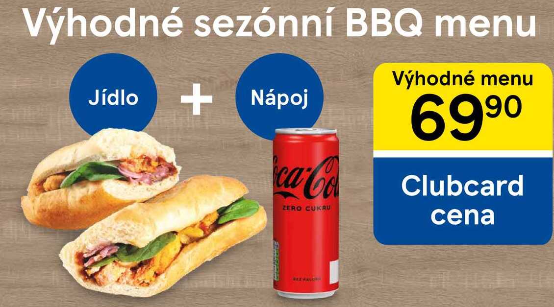 Výhodné sezónní BBQ menu Jídlo + Nápoj  
