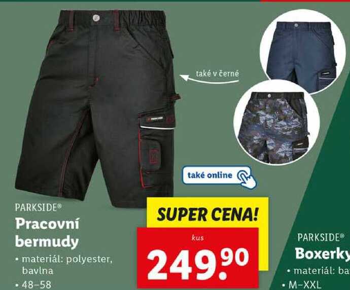 Pracovní bermudy