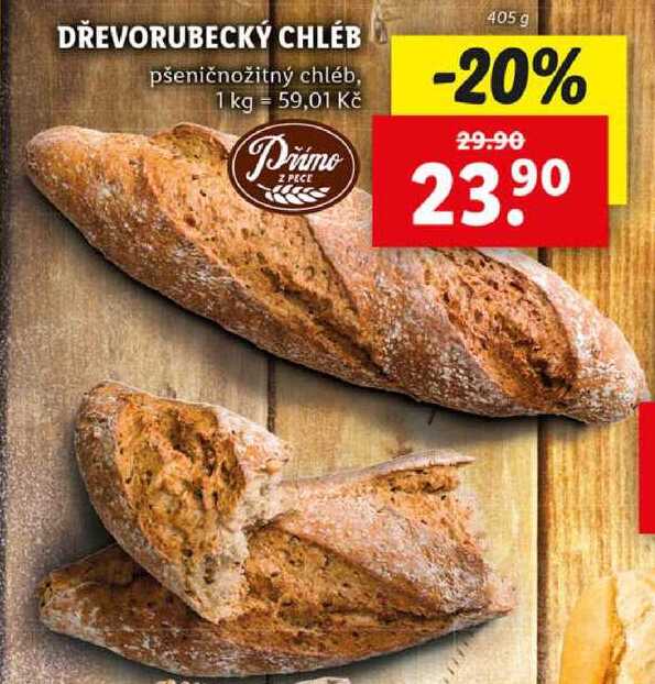 DŘEVORUBECKÝ CHLÉB, 405 g