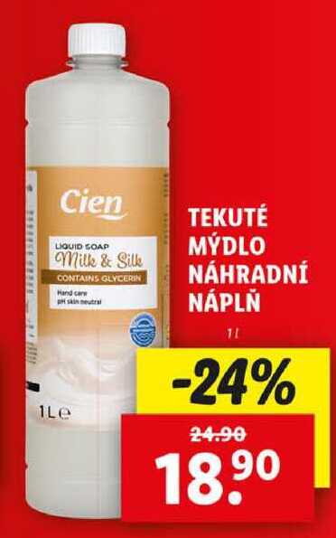 TEKUTÉ MÝDLO NÁHRADNÍ NÁPLŇ, 1 l