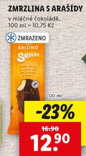 ZMRZLINA S ARAŠÍDY, 120 ml
