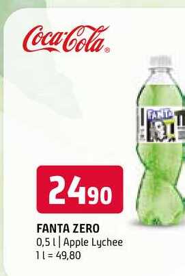 Fanta zero různé druhy 0.5l
