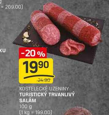TURISTICKÝ TRVANLIVÝ SALÁM 100g