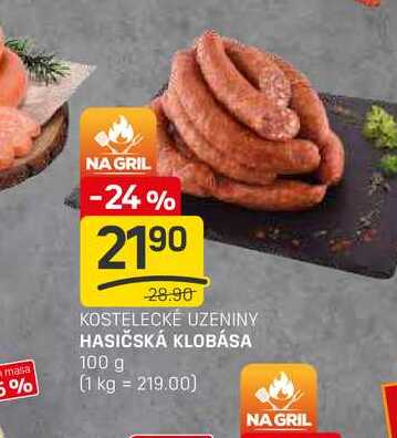 HASIČSKÁ KLOBÁSA 100g