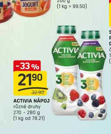 Activia Nápoj 270-280g