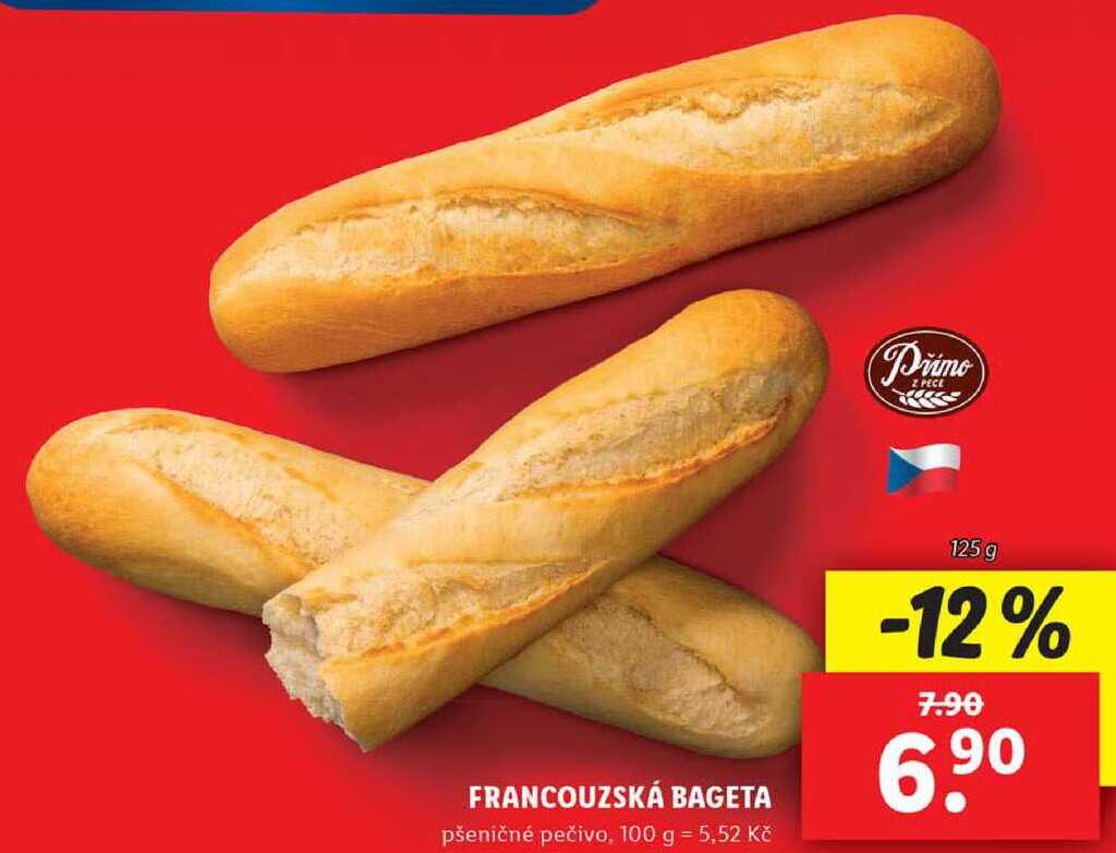 FRANCOUZSKÁ BAGETA, 125 g