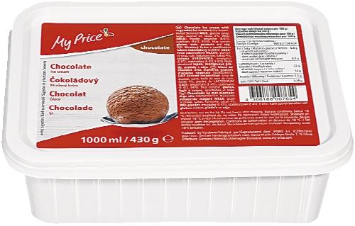 My Price Mražený krém čokoládový, 1 l