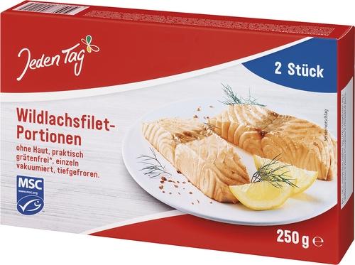 Jeden Tag Filety z divokého lososa, 250 g