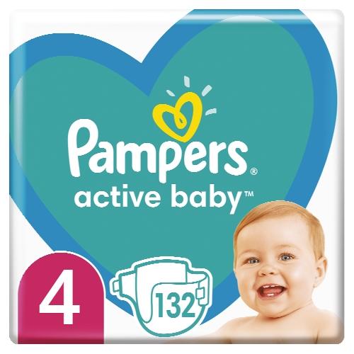 Pampers Active Baby, 132 KS