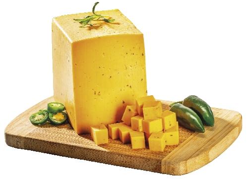 Cheddar jalapenjo 50 % t. v s., 1000 g