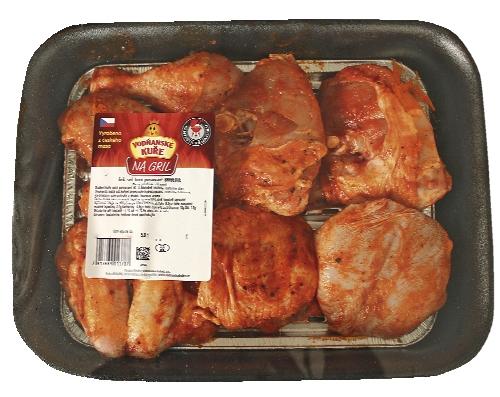 Gril set kuře porcované Barbeque, 1 kg