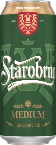 Starobrno Medium, 500 ml