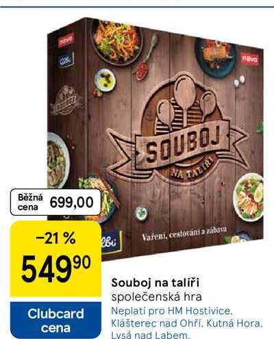 Souboj na talíři společenská hra  