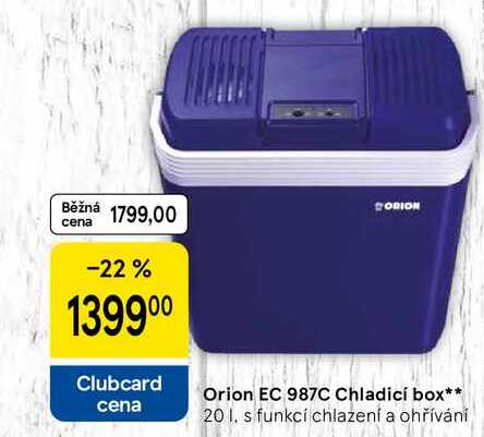 Orion EC 987C Chladicí box, 20 l, s funkcí chlazení a ohřívání  