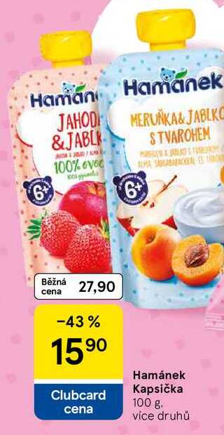 Hamánek Kapsička, 100 g. více druhů 