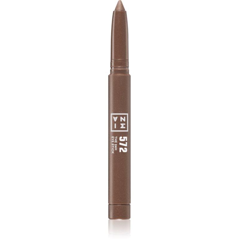 3INA The 24H Eye Stick dlouhotrvající oční stíny v tužce odstín 572 - Cool brown 1,4 g