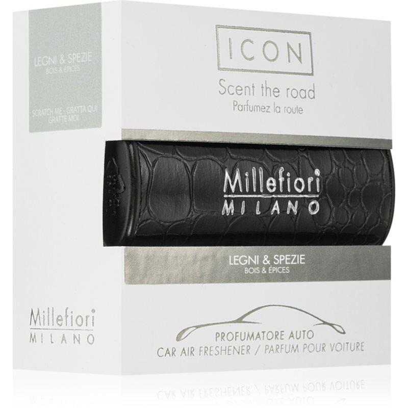 Millefiori Icon Wood & Spices vůně do auta 1 ks