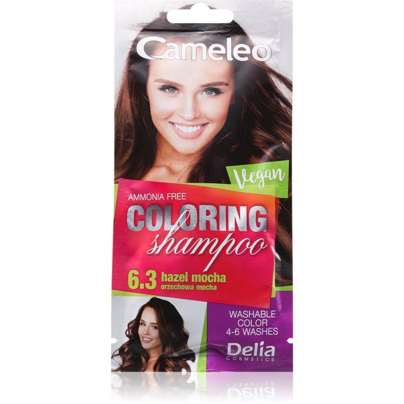 Delia Cosmetics Cameleo Coloring Shampoo tónovací šampon na vlasy odstín 6.3 Hazel Mocha 40 ml
