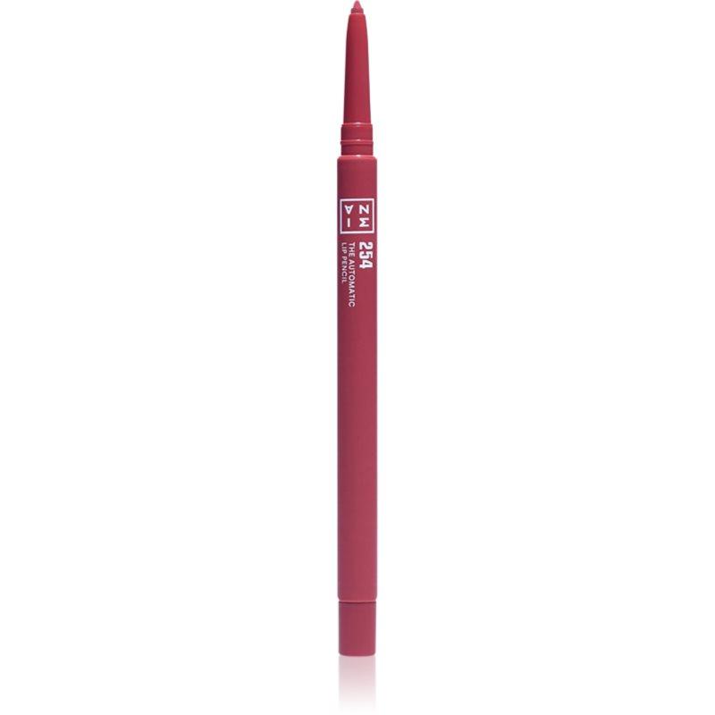 3INA The Automatic Lip Pencil konturovací tužka na rty odstín 254 - Red pink 0.35 g