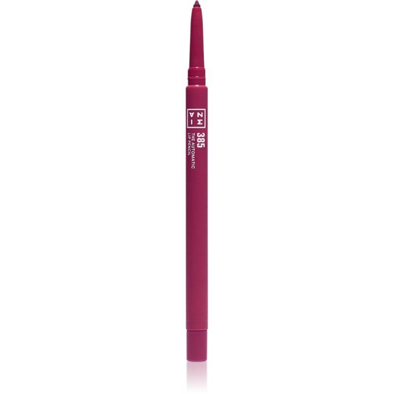 3INA The Automatic Lip Pencil konturovací tužka na rty odstín 385 - Raspberry pink 0.35 g