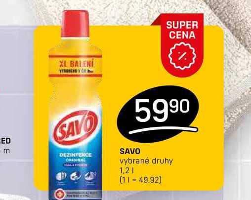 SAVO vybrané druhy 1,2l