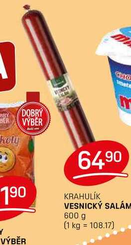 VESNICKÝ SALÁM 600 g 