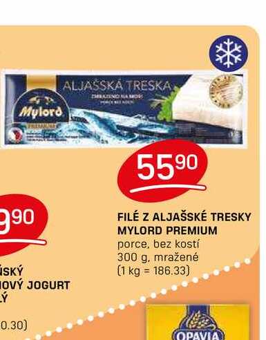FILÉ Z ALJAŠSKÉ TRESKY MYLORD PREMIUM porce, bez kostí 300 g