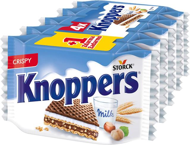 Knoppers Plněné oplatky multipack