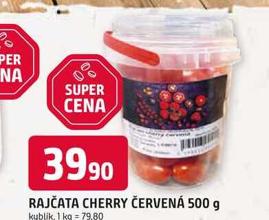 RAJČATA CHERRY ČERVENÁ 500 g  