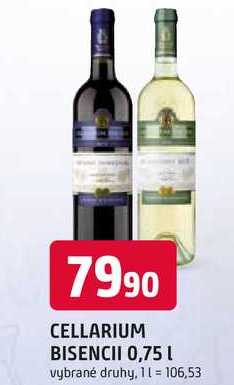 CELLARIUM BISENCII 0,75 L