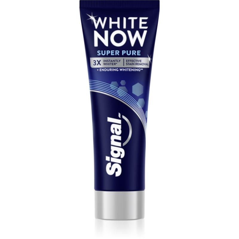 Signal White Now Men Super Pure zubní pasta pro muže s bělicím účinkem 75 ml