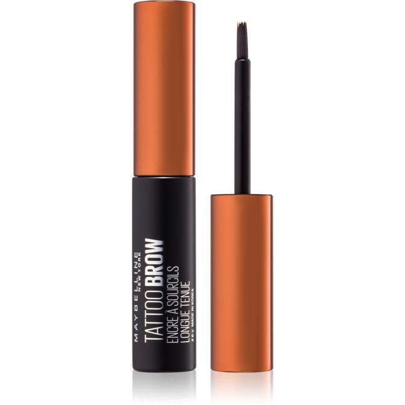 MAYBELLINE NEW YORK Tattoo Brow semipermanentní gelová barva na obočí odstín Medium Brown 4.6 g