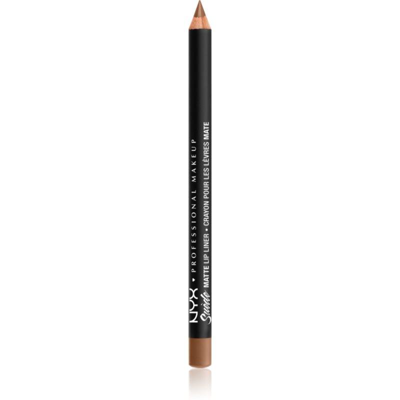 NYX Professional Makeup Suede Matte Lip Liner matná tužka na rty odstín 07 Sandstorm 1 g