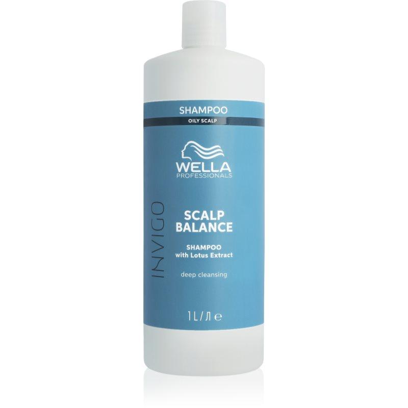 Wella Professionals Invigo Scalp Balance hloubkově čisticí šampon pro mastnou pokožku hlavy 1000 ml