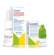 LIVOSTIN® 0,5 mg/ml oční kapky, suspenze 4 ml
