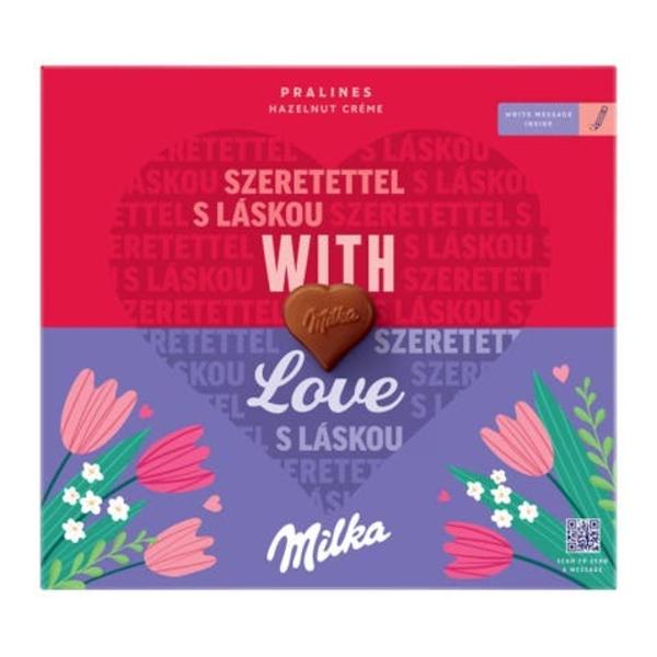 Milka bonboniéra I Love  Vday Hazelnut