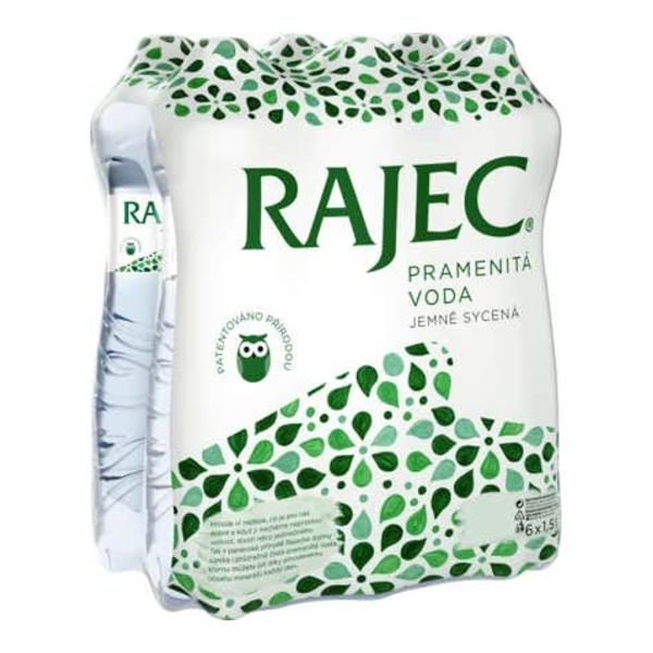 Rajec Pramenitá voda jemně sycená 6x1,5l
