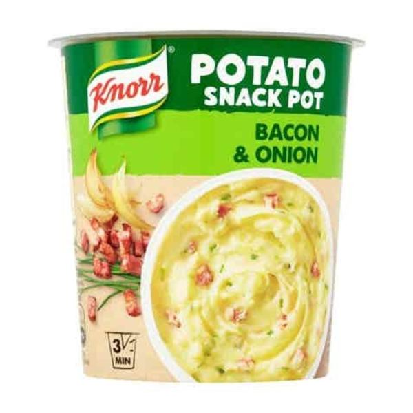 Knorr Snack Bramborová kaše se slaninou a cibulí