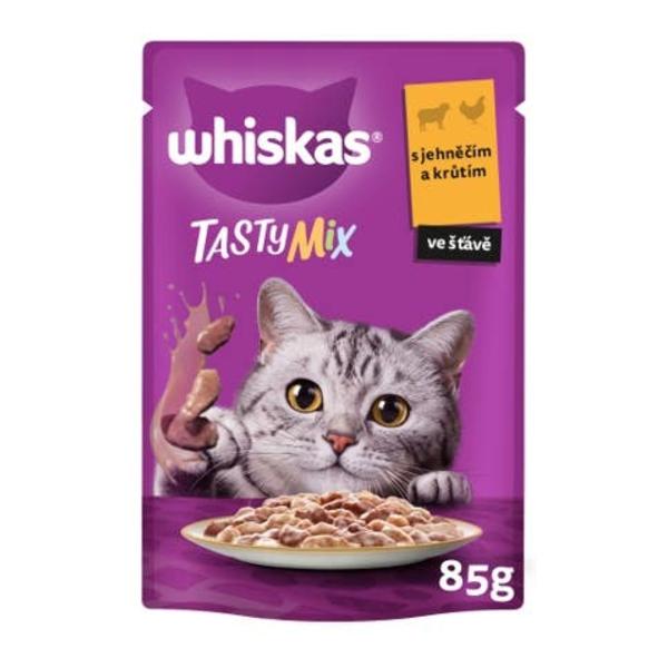 Whiskas Tasty Mix Creamy Creations kapsička ve šťávě pro dospělé kočky