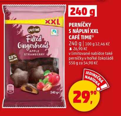 PERNÍČKY S NÁPLNÍ XXL CAFÉ TIME, 240 g 