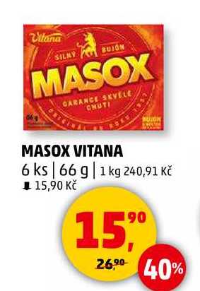 MASOX VITANA 6 ks, 66 g  