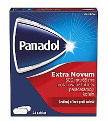 Panadol Extra Novum 500 mg/65 mg 24 potahovaných tablet