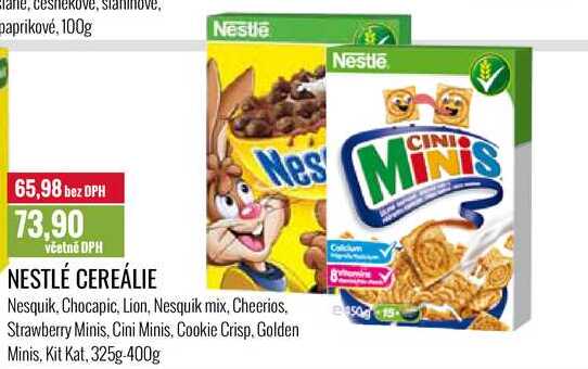 NESTLÉ CEREÁLIE 325g-400g