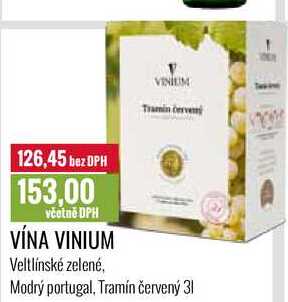 VÍNA VINIUM 3l