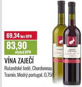 VÍNA ZAJEČÍ 0,75l