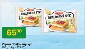 Pajero obalovaný sýr 200 g 