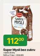 Super Mysli bez cukru 500g