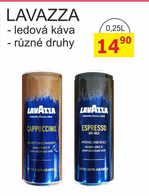 LAVAZZA - ledová káva, různé druhy 0,25L