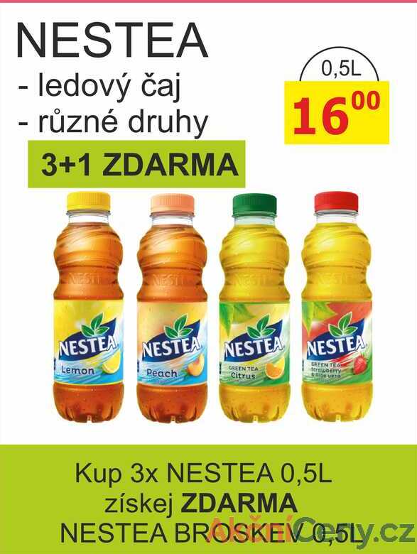 Nestea Zelený čaj s příchutí jahody a aloe vera 0,5l